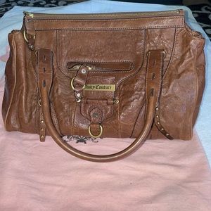 Brown Leather Juicy Couture Purse